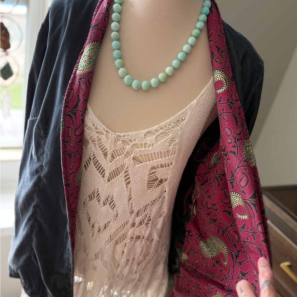Sun child Velvet & Silk REVERSIBLE Jacket!  One of a kind!!!! Perfect Condition!
